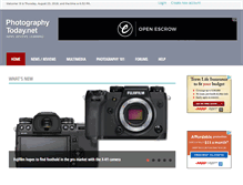 Tablet Screenshot of photographytoday.net